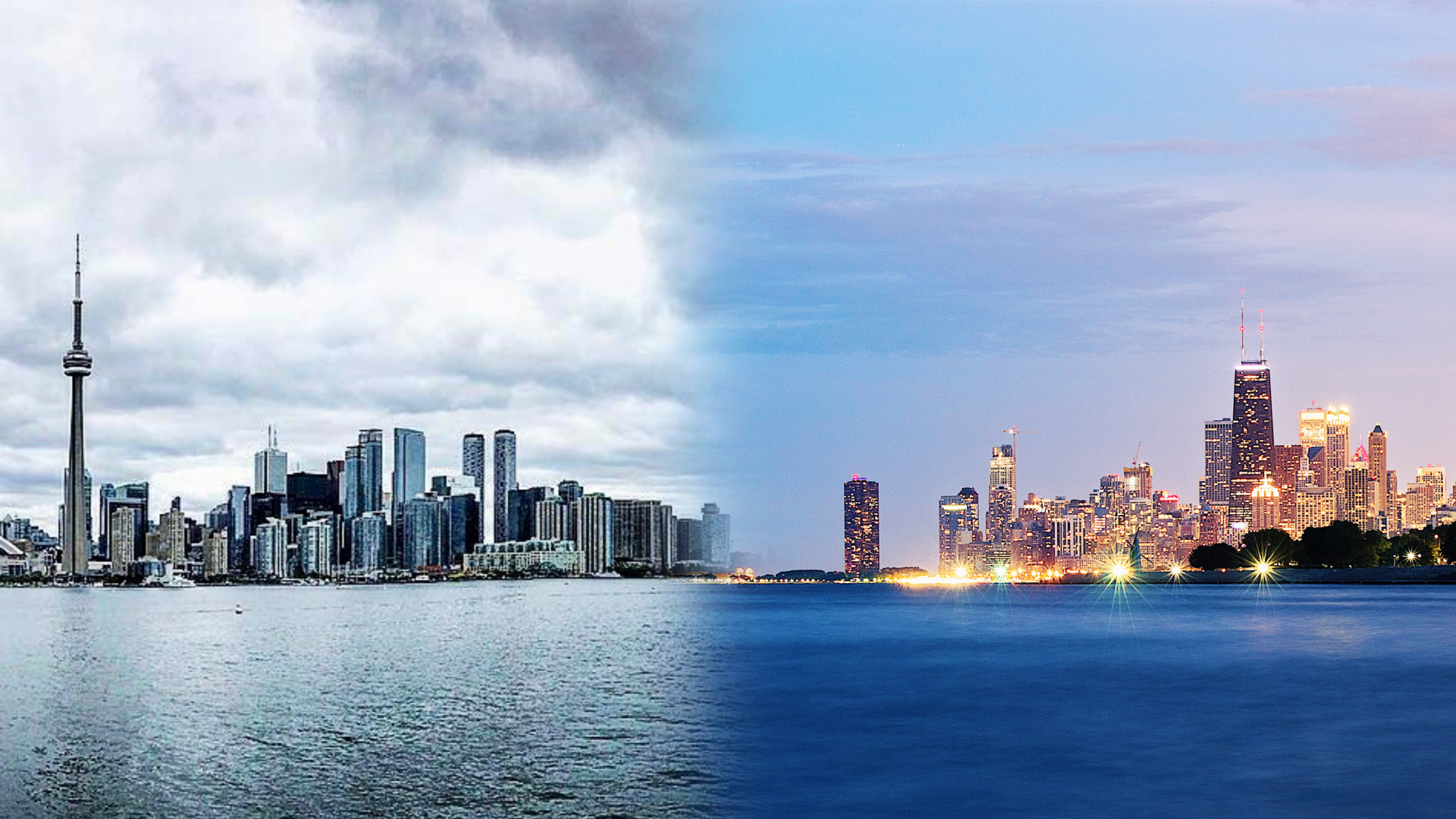 cross section of Toronto and Chicago discussing how the two cities provide 311 services