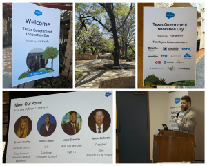 Collage of photos from Catalyst's time at Texas Innovation Day.
